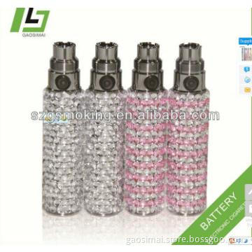 2013 New product double Newest desgin the crystal twist battery ego